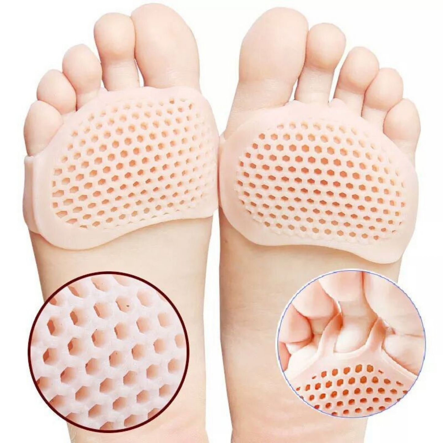 Silikon Pelindung Kaki Forefoot Silicone Pad | Pelindung Ujung Kaki | Pelindung Kaki Anti Lecet | Pelindung Kaki Anti Pecah Pecah | Alas Telapak Kaki