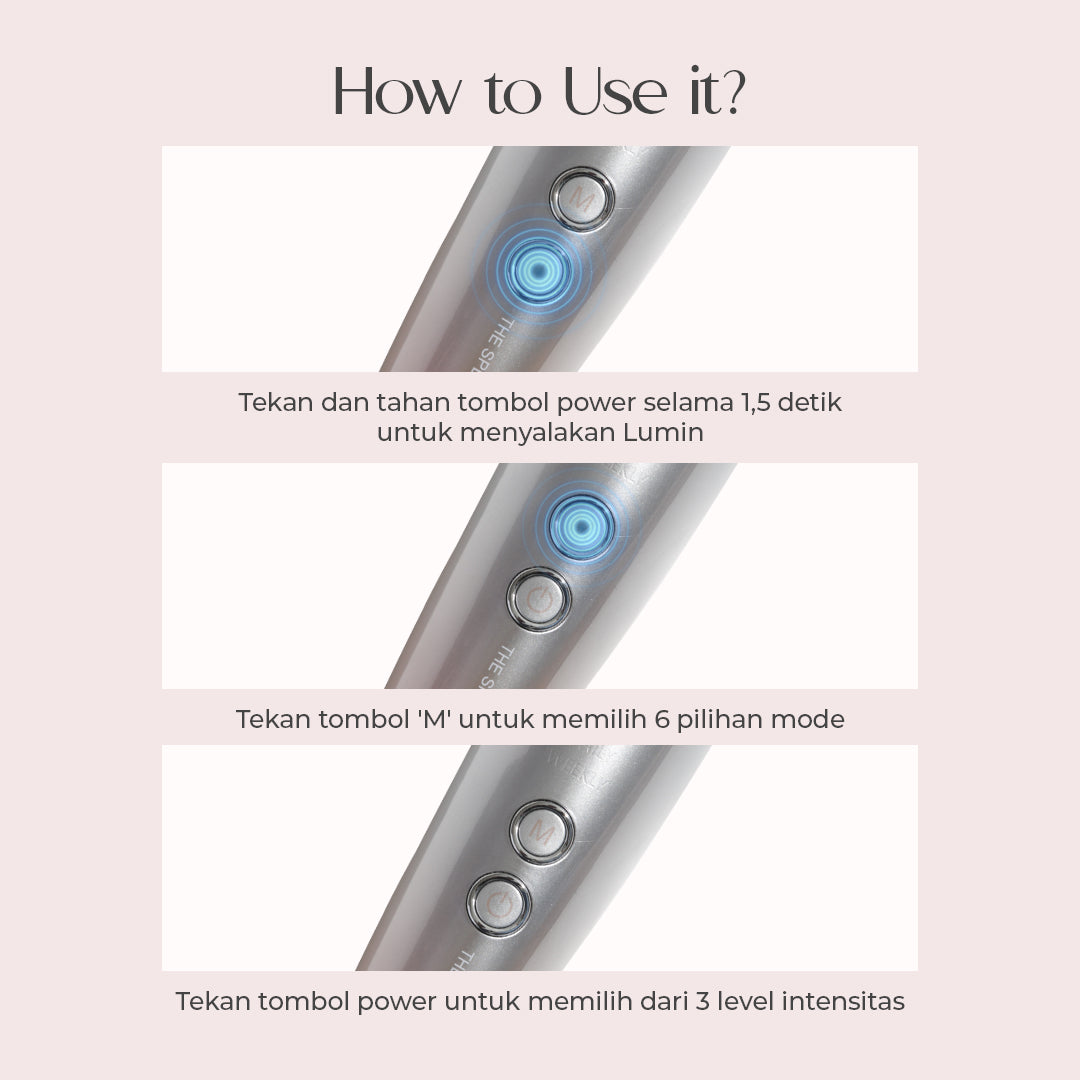 The Splendor Lumin Alat Pengencang Wajah 6in1 | Skin Tightening RF Facial Firming Tool
