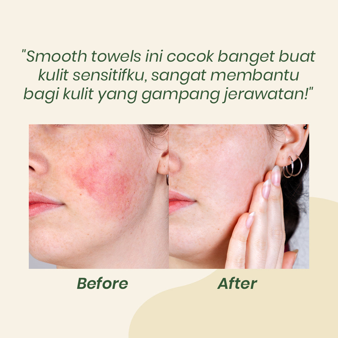 Smooth Towels by The Splendor, Handuk Sekali Pakai Anti Jerawat