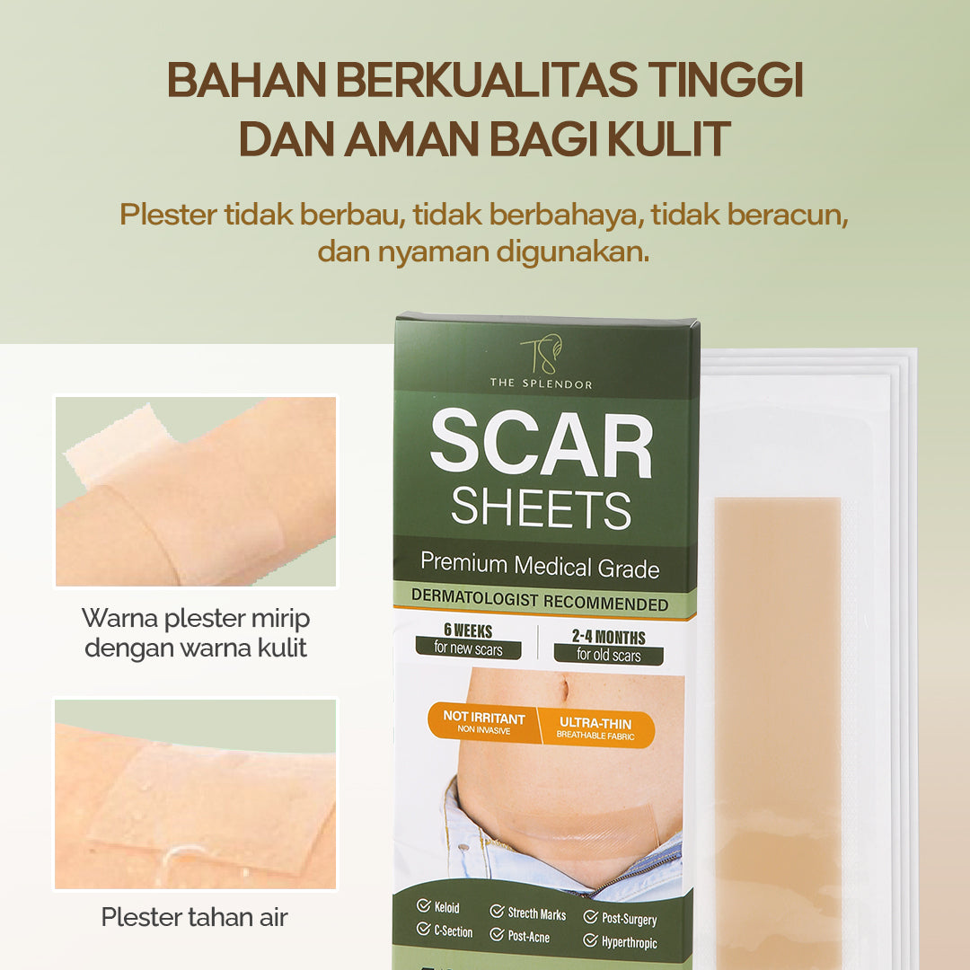 4PCS Scar Sheet - Perawatan Keloid , Bekas Luka - Hodaf by TheSplendor