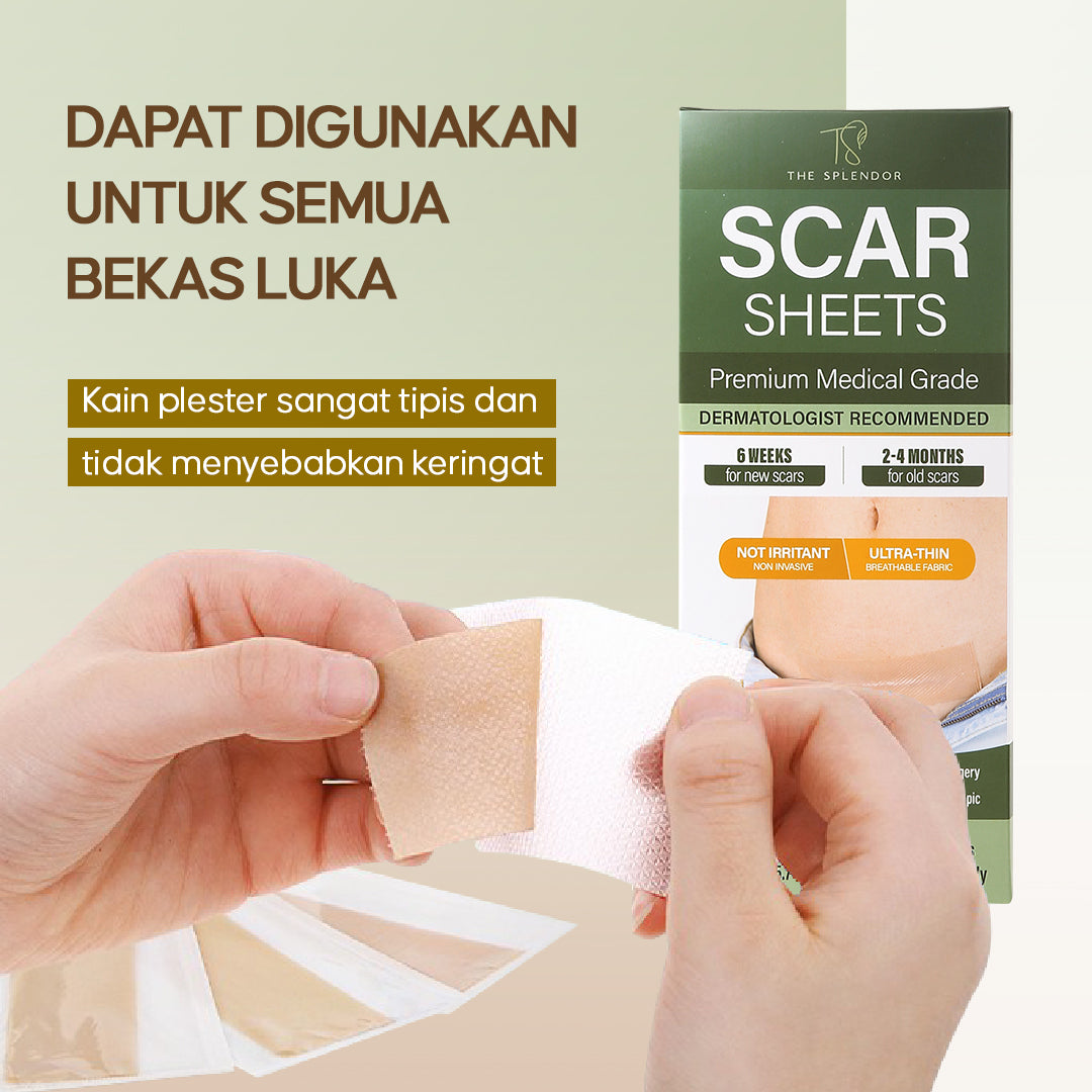 4PCS Scar Sheet - Perawatan Keloid , Bekas Luka - Hodaf by TheSplendor
