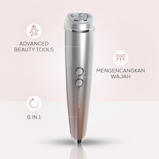 The Splendor Lumin Alat Pengencang Wajah 6in1 | Skin Tightening RF Facial Firming Tool